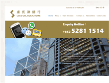 Tablet Screenshot of hklegal.com.hk
